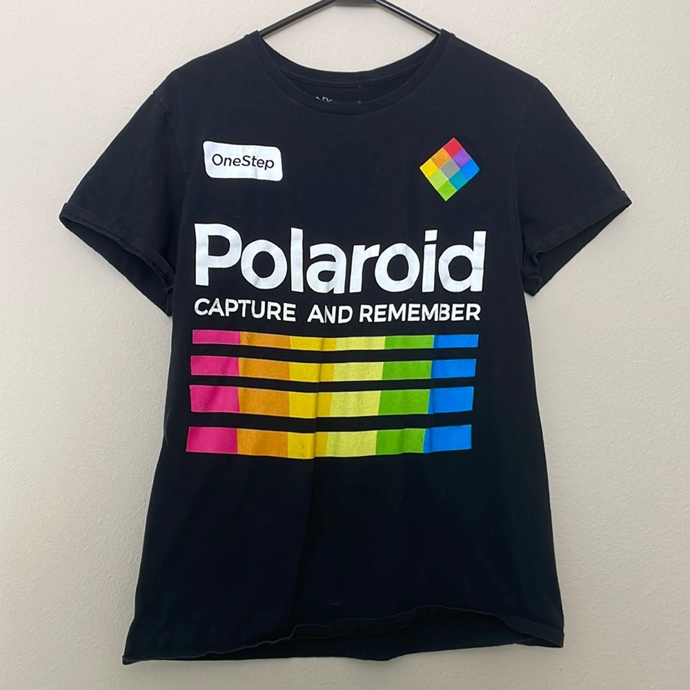 Black Polaroid T Shirt